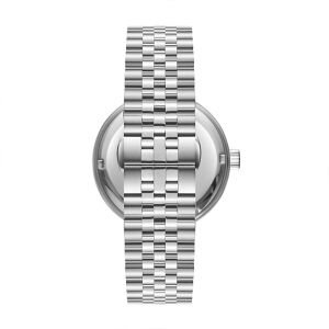 Beverly Hills Polo Club Erkek Kol Saati Lacivert Kadran Metal Kordon 41MM Seramik Cam 10 ATM Silver-Gümüş Kasa