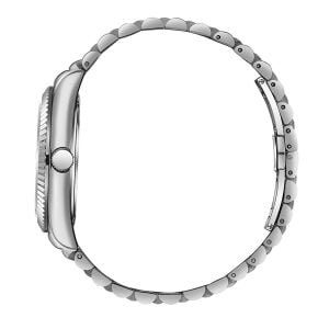 Beverly Hills Polo Club Erkek Kol Saati Lacivert Kadran Metal Kordon 41MM Seramik Cam 10 ATM Silver-Gümüş Kasa