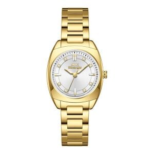 Slazenger Kadın Kol Saati Gold Metal Kordon 28MM Mineral Cam Quartz Mekanizma 5 ATM Su Geçirmez