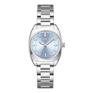 Slazenger Kadın Kol Saati Silver Metal Kordon Tiffany Mavi Kadran 28MM Mineral Cam Quartz Mekanizma 5 ATM Su Geçirmez