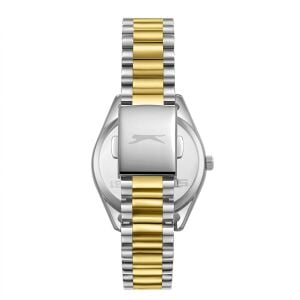 Kadın Kol Saati Gümüş Altın Renk Paslanmaz Çelik Metal Kordon Gümüş Altın Kadran Quartz Mekanizma Mineral Cam 3 ATM Su Geçirmez