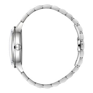 Slazenger Erkek Kol Saati Gümüş Kasa Kurşuni Kadran 42MM Mineral Cam 10 ATM Su Geçirmez Paslanmaz Çelik