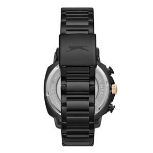 Slazenger Erkek Kol Saati Füme Kasa Lacivert Rose Gold Detaylı Kadran 42MM Mineral Cam 10 ATM Su Geçirmez Paslanmaz Çelik