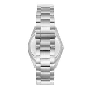 Slazenger Erkek Kol Saati Gümüş Çelik Kordon Beyaz Detaylı Lacivert Kadran 40MM 10 ATM Su Geçirmez Paslanmaz Çelik