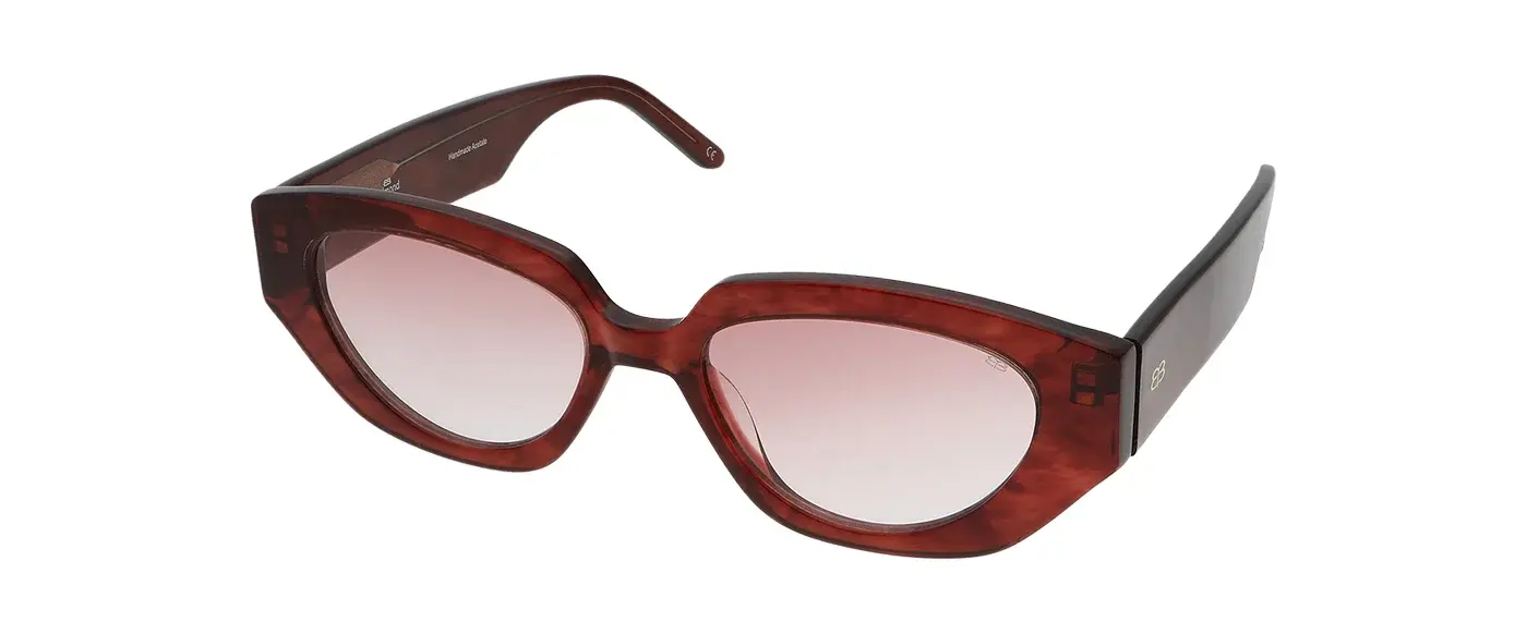 Belmond Kadın Güneş Gözlüğü Kızıl Kahve 50 mm Cat-Eye Polarize UV400