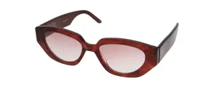 Belmond Kadın Güneş Gözlüğü Kızıl Kahve 50 mm Cat-Eye Polarize UV400