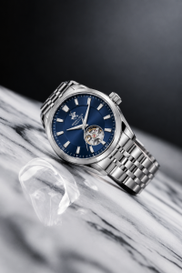 Beverly Hills Polo Club Erkek Kol Saati 42 MM Mavi Kadran Gümüş Kordon Otomatik Mekanizma 10 ATM Seramik Cam