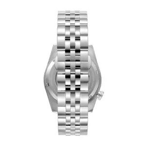 Beverly Hills Polo Club Erkek Kol Saati 42 MM Mavi Kadran Gümüş Kordon Otomatik Mekanizma 10 ATM Seramik Cam